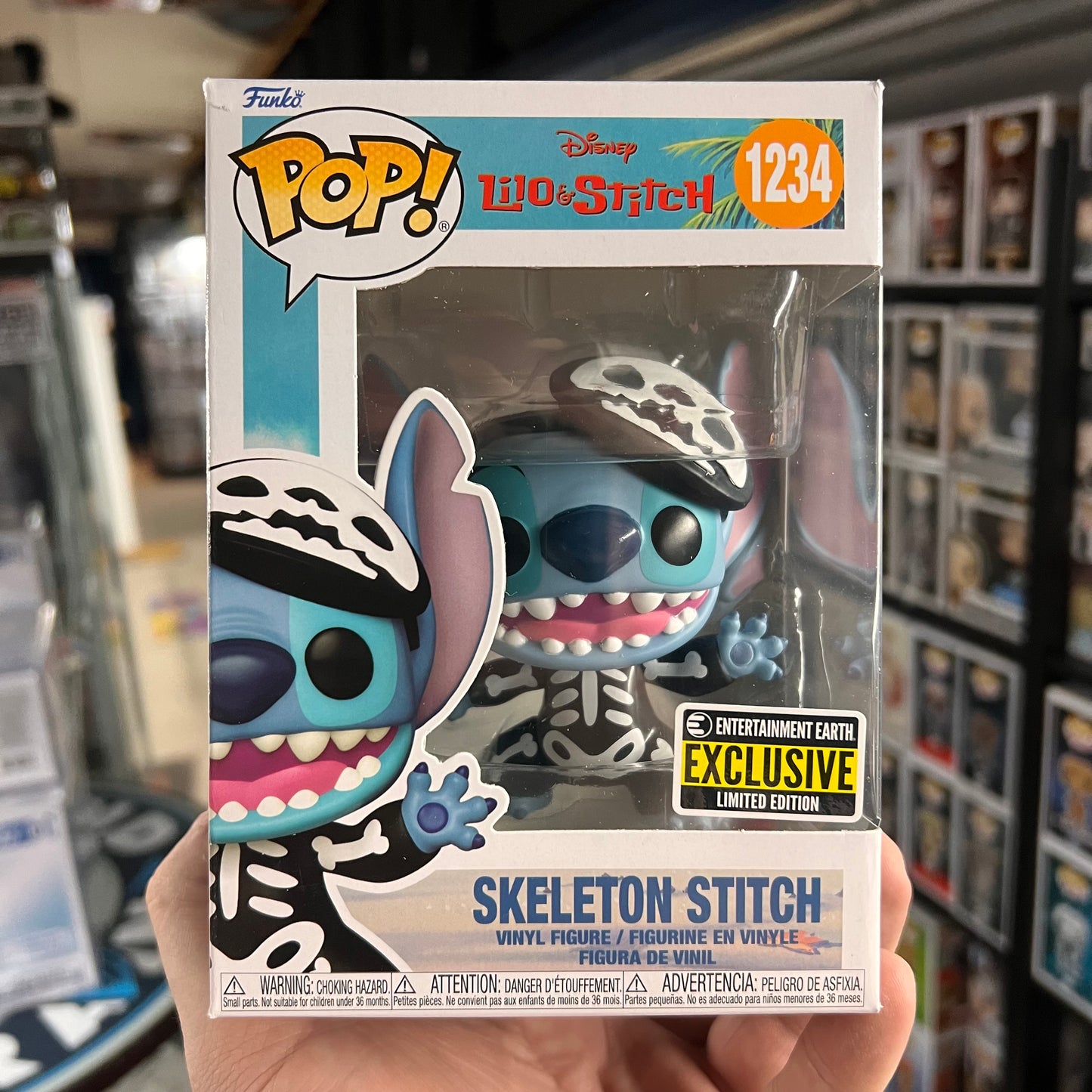 Lilo & Stitch Skeleton Stitch #1234 Funko Disney Pop